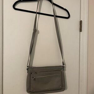 Relic Gray Crossbody Bag with Adjustable Strap